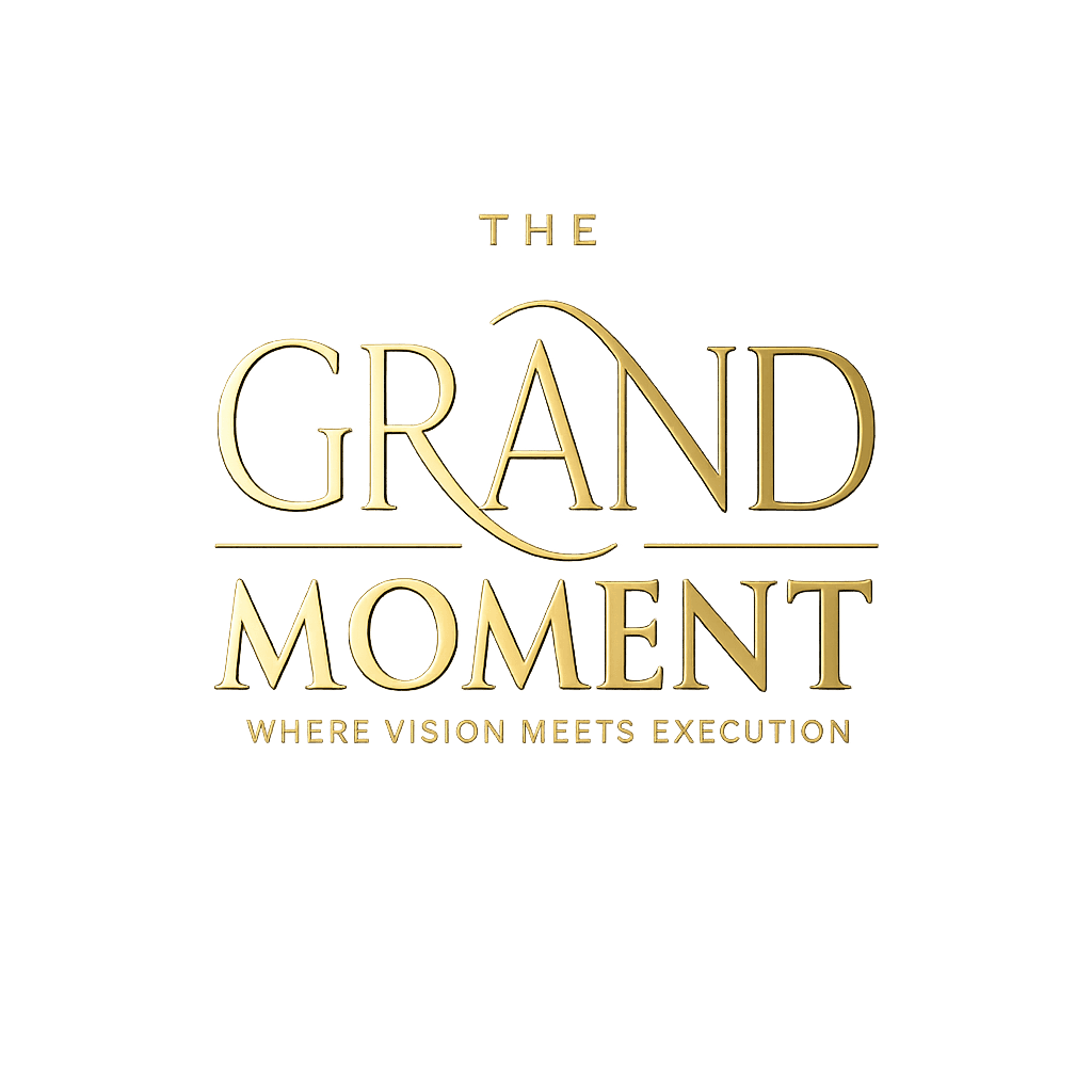 The Grand Moment — Luxury Event Design Marketplace logo